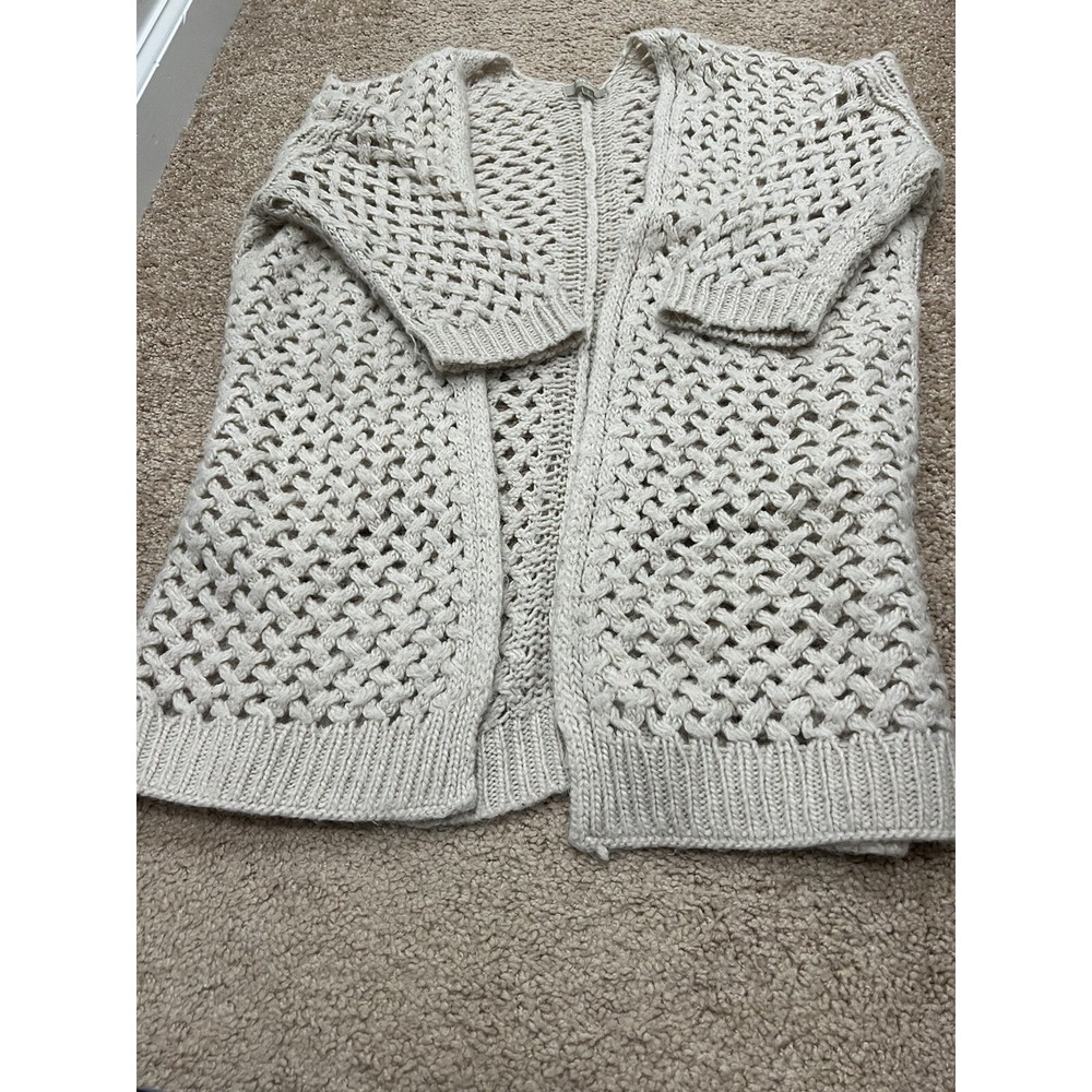 Women's‎ Joan Vass size Medium cardigan sweater